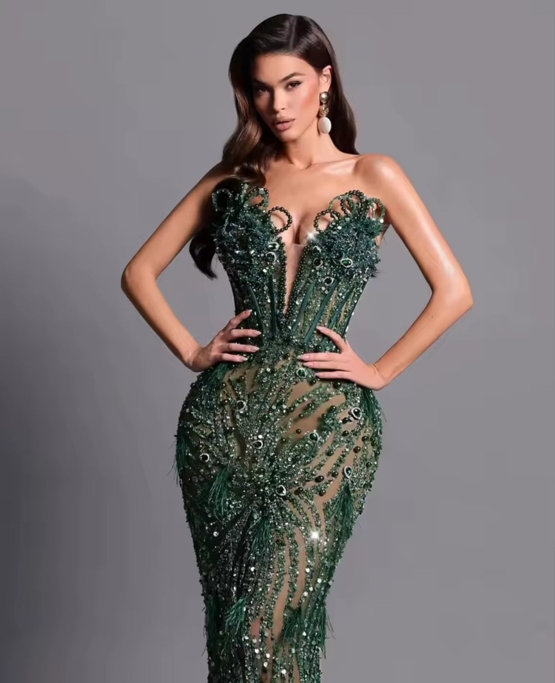 Vestido de Formatura Esmeralda – GRF-0004