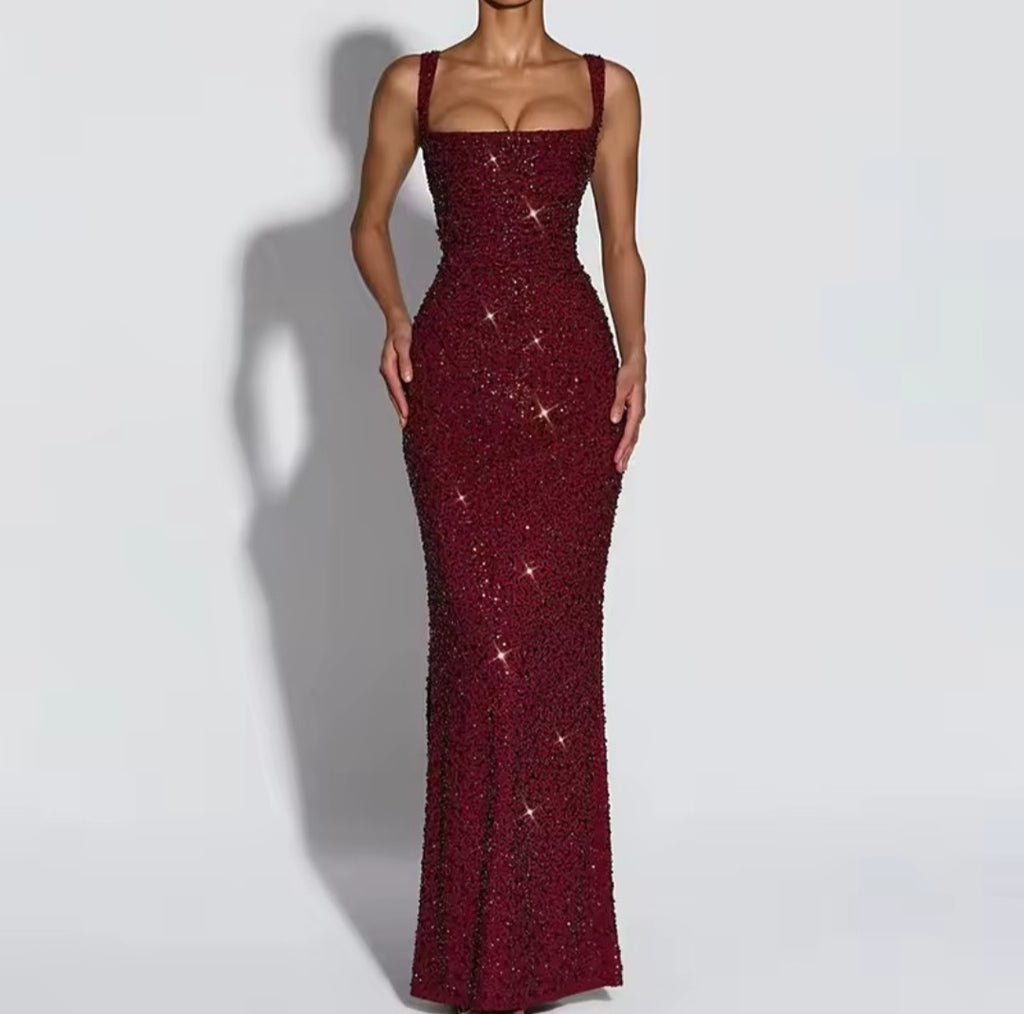 Vestido Royale Alto Luxo em Musseline de Seda Bordado com Cristais Swarovski – GRF-0042