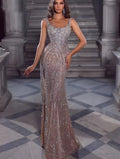Coleção Luxo – Vestido Premium Alto Luxo Bordado em Cristais Swarovski – GRF-0049
