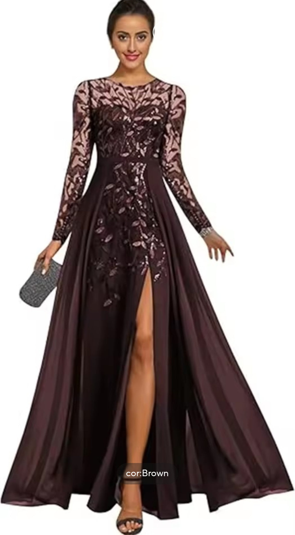 GRF-0036 – Vestido Imperial Élégance mãe de noivos