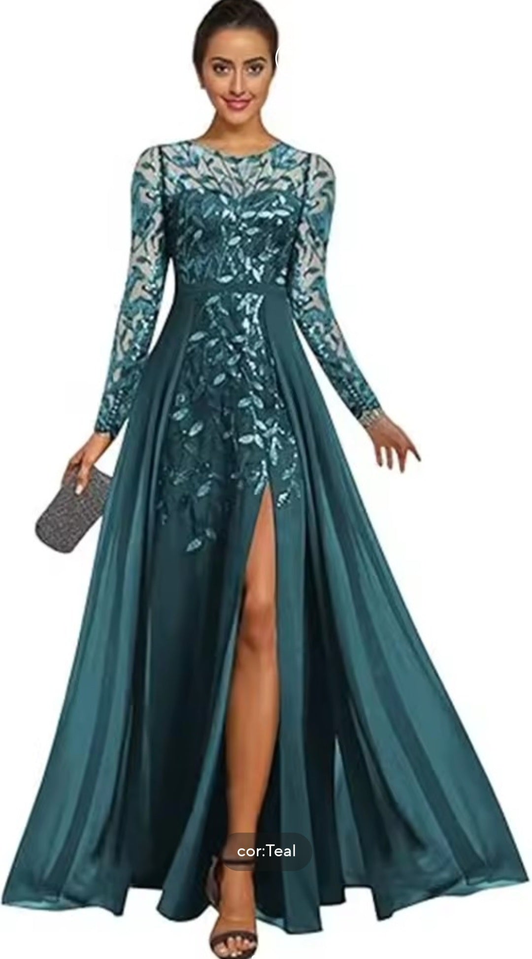GRF-0036 – Vestido Imperial Élégance mãe de noivos