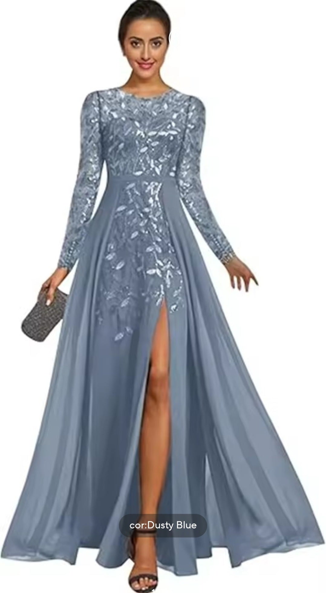 GRF-0036 – Vestido Imperial Élégance mãe de noivos