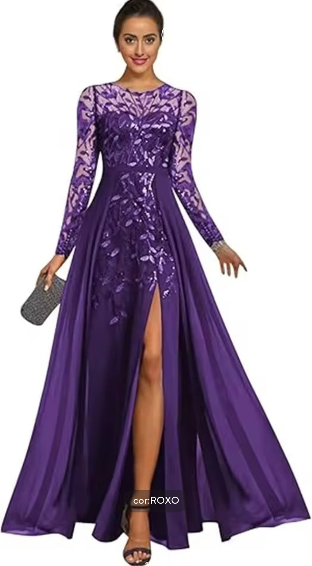 GRF-0036 – Vestido Imperial Élégance mãe de noivos