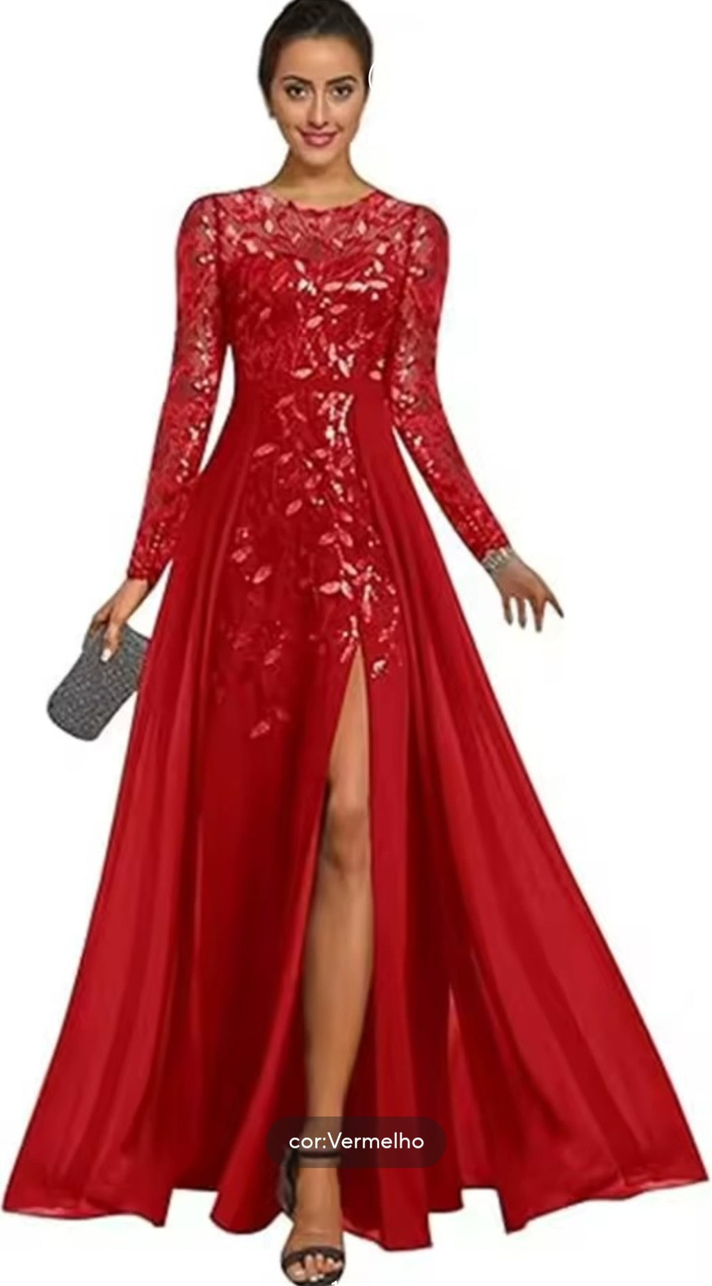 GRF-0036 – Vestido Imperial Élégance mãe de noivos