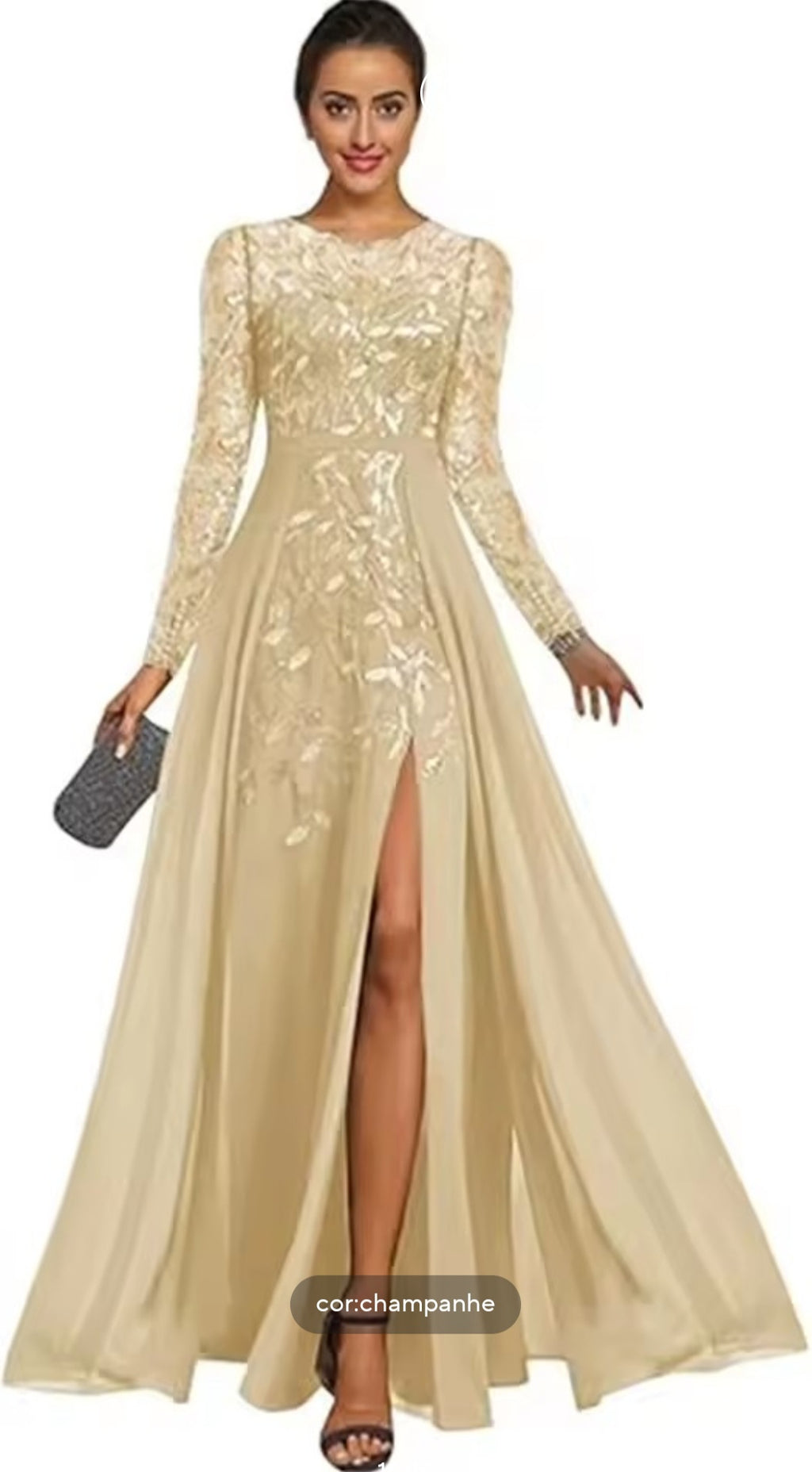 GRF-0036 – Vestido Imperial Élégance mãe de noivos