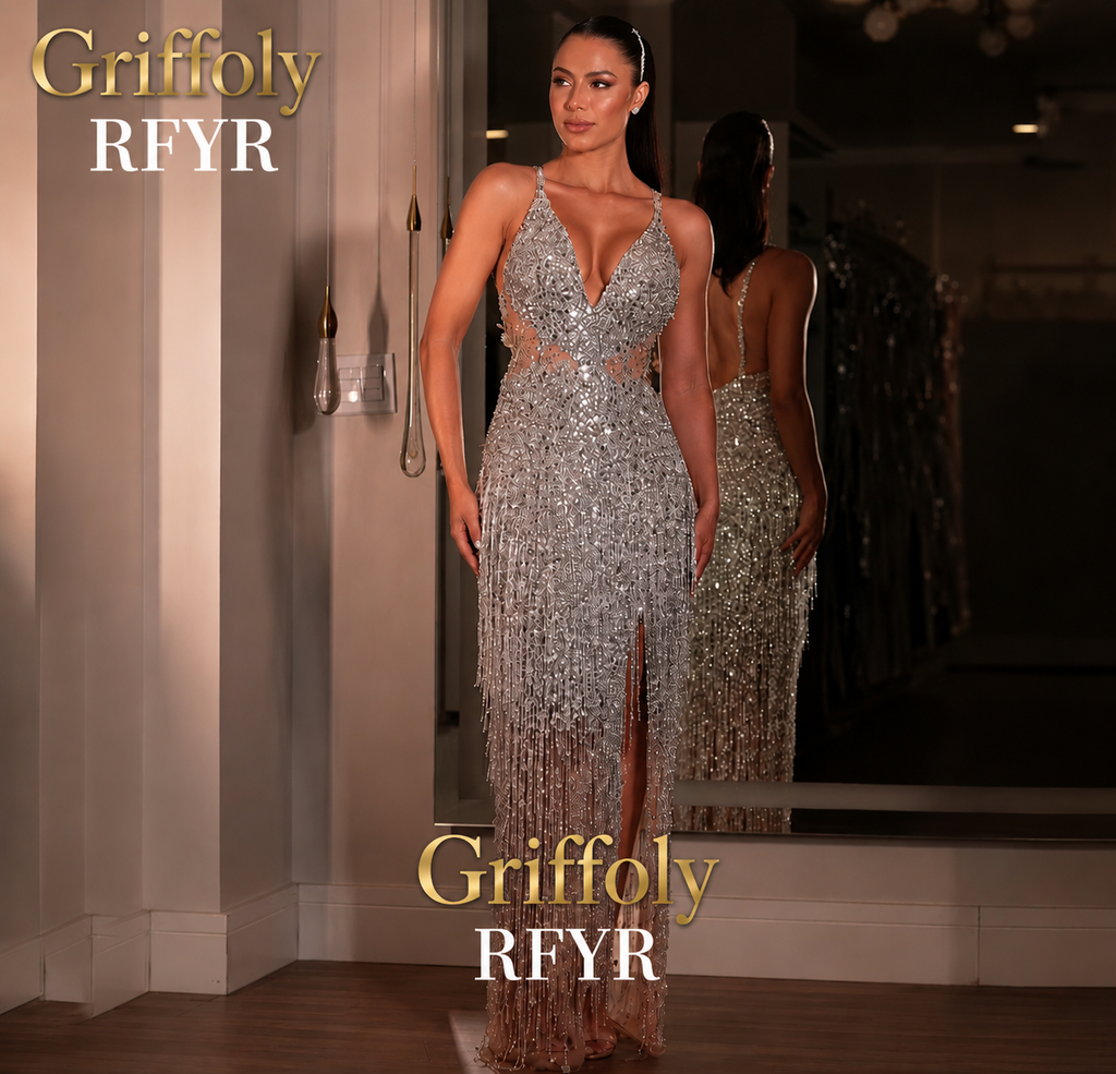Vestido de Formatura Luxo Cristais Swarovski – GRF-0016