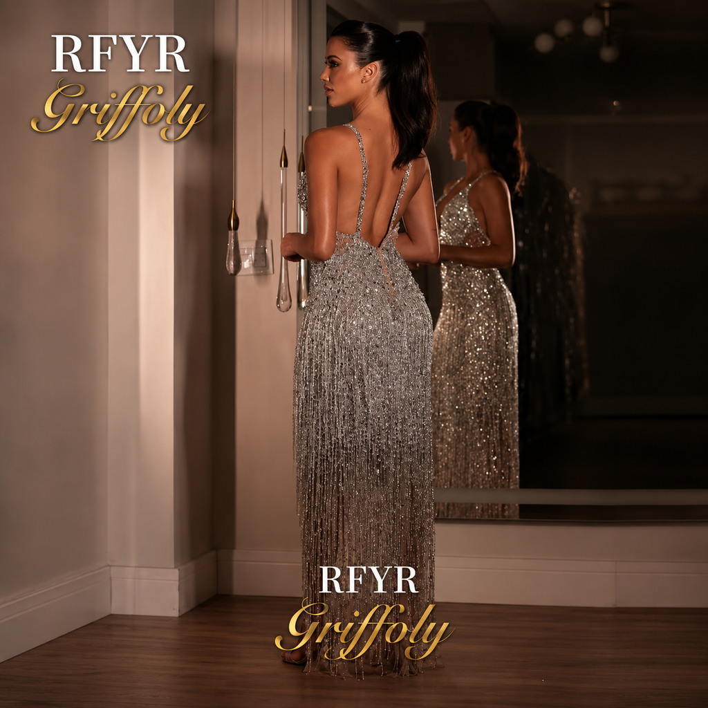 Vestido de Formatura Luxo Cristais Swarovski – GRF-0016