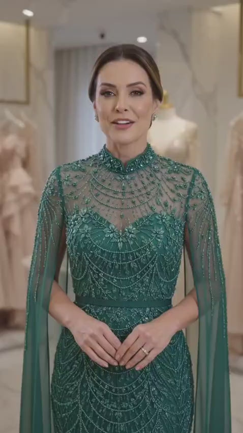 Vestido de Luxo para Mãe de Noivos – GRF-0001